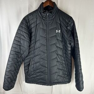 Under Armour Men's Full Zip Quilted Lightweight Puffer Jacket‎ Black Medium